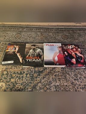 Lot Of 4 Action/Crime TV Series Dvds 24, Seal Team, Plain Sight, WWE
